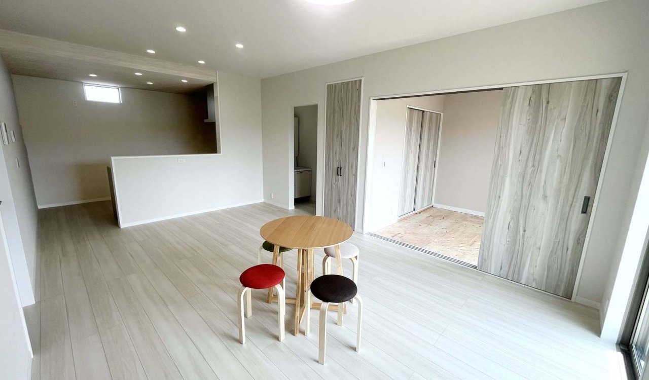 使い勝手の良いリビングと和室のゆとり